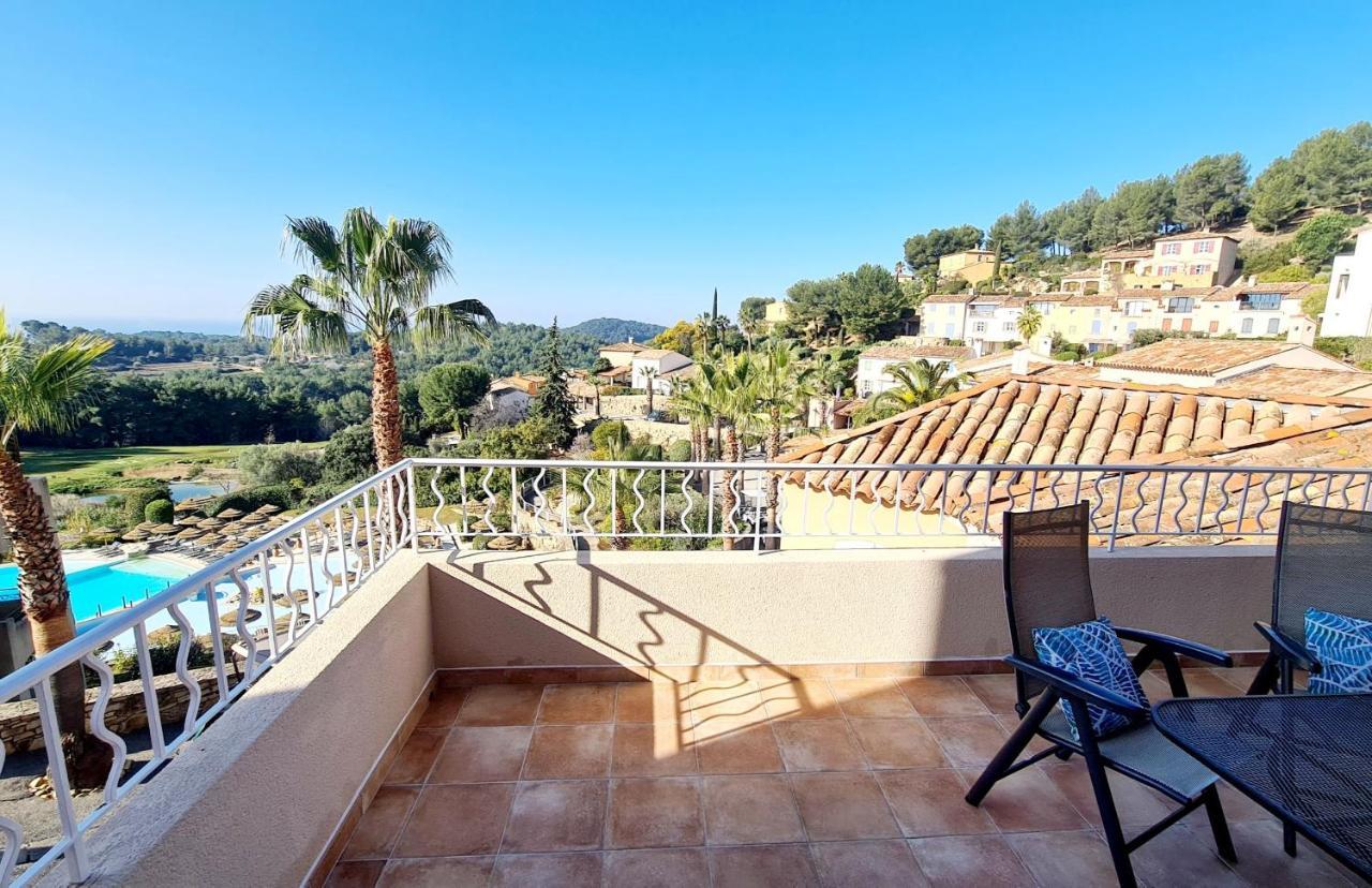 Hameau Des Amandiers Vue Mer - Piscine, Golf Et Tennis Prive Saint-Cyr-sur-Mer Luaran gambar
