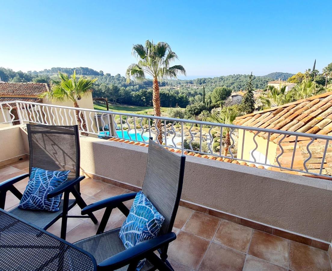 Hameau Des Amandiers Vue Mer - Piscine, Golf Et Tennis Prive Saint-Cyr-sur-Mer Luaran gambar