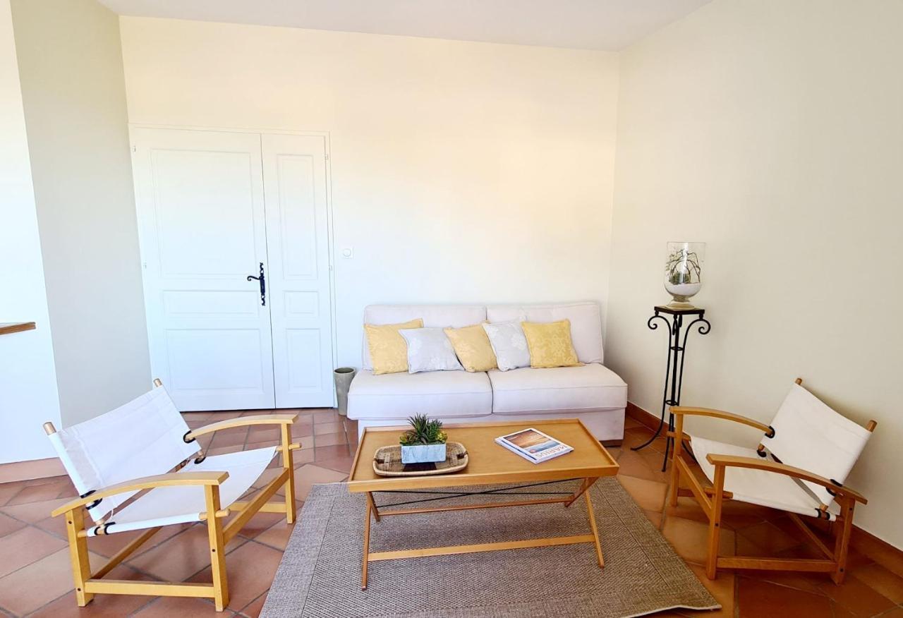 Hameau Des Amandiers Vue Mer - Piscine, Golf Et Tennis Prive Saint-Cyr-sur-Mer Luaran gambar