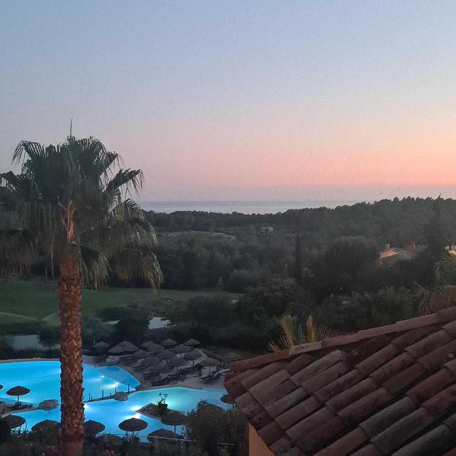 Hameau Des Amandiers Vue Mer - Piscine, Golf Et Tennis Prive Saint-Cyr-sur-Mer Luaran gambar