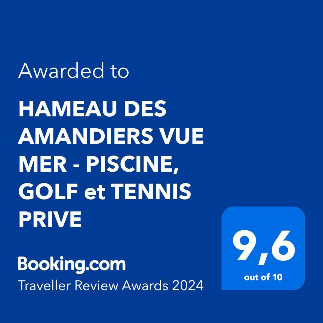 Hameau Des Amandiers Vue Mer - Piscine, Golf Et Tennis Prive Saint-Cyr-sur-Mer Luaran gambar